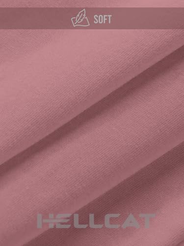 HELLCAT Pack of 5 Trendy Typographic Printed Mid Rise Shorts for Boys - Petrol Blue/Grey Melange/Pink/Sky Blue/Burgundy / 3-4 Years - Image 3
