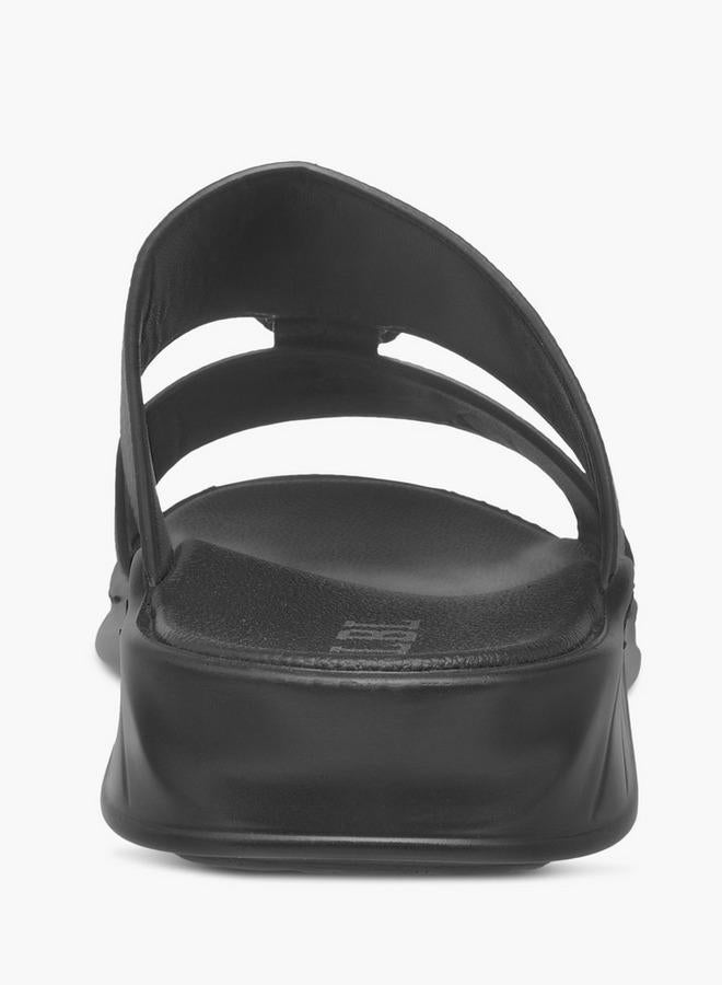 LBL by Shoexpress Mens Textured Slip-On Arabic Sandals With Buckle Accent - Image 4