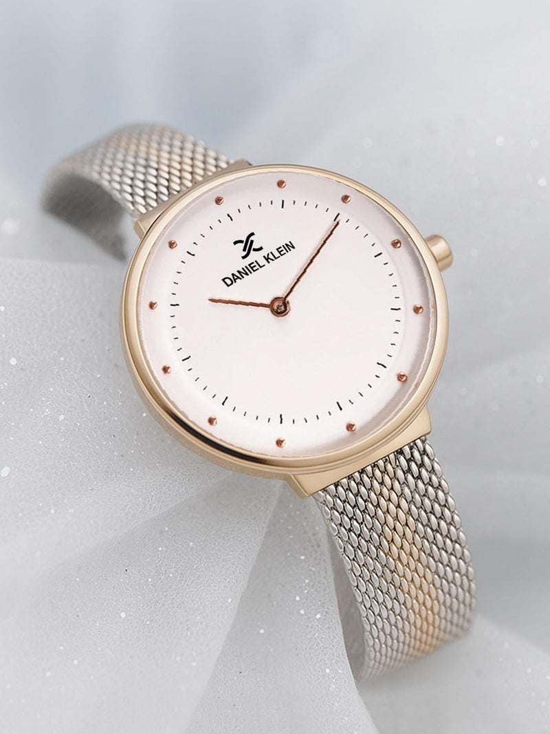 Daniel Klein Women's Silver Dial Analog Watch (DK11984-3) - Image 2