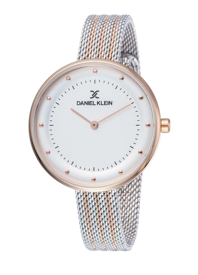 Daniel Klein Women's Silver Dial Analog Watch (DK11984-3) - Image 1