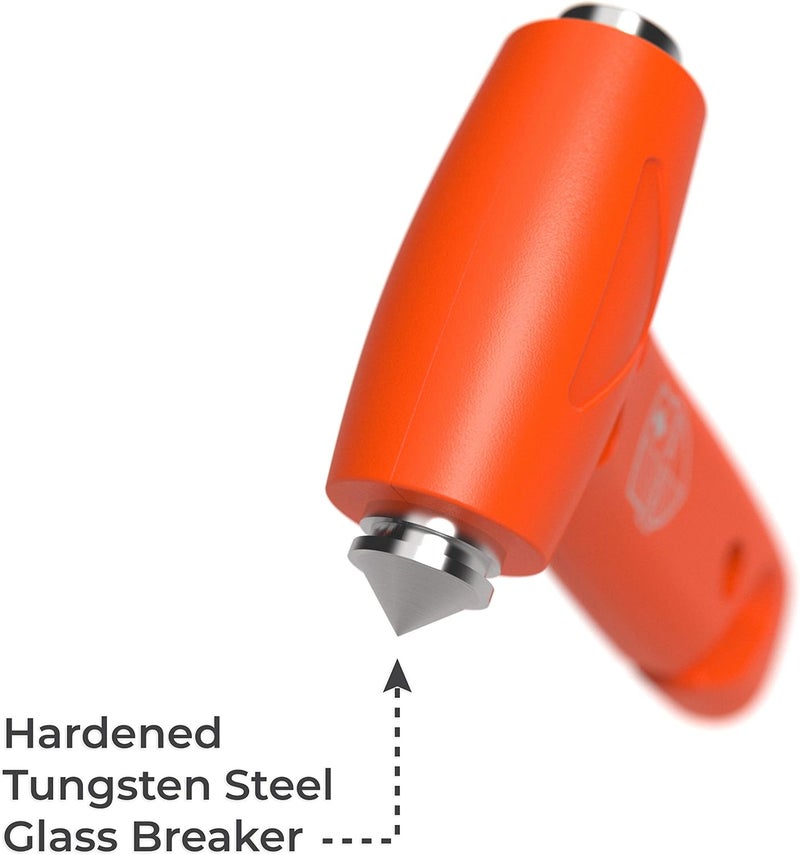 Swiss Safe 5-in-1 Emergency Car Hammer - Orange - Image 2
