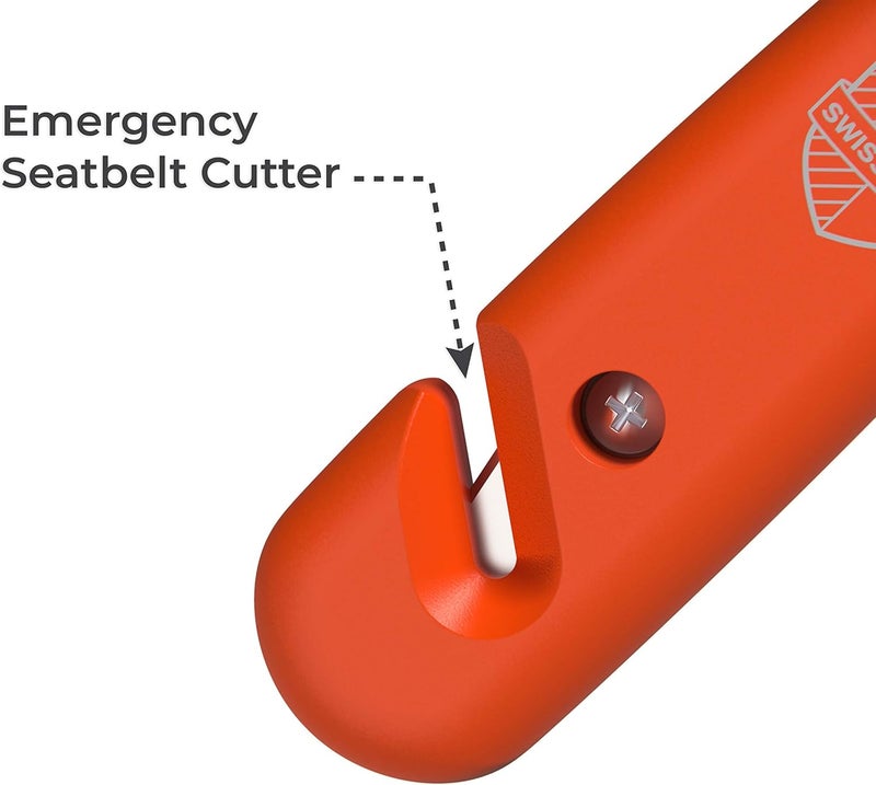 Swiss Safe 5-in-1 Emergency Car Hammer - Orange - Image 3