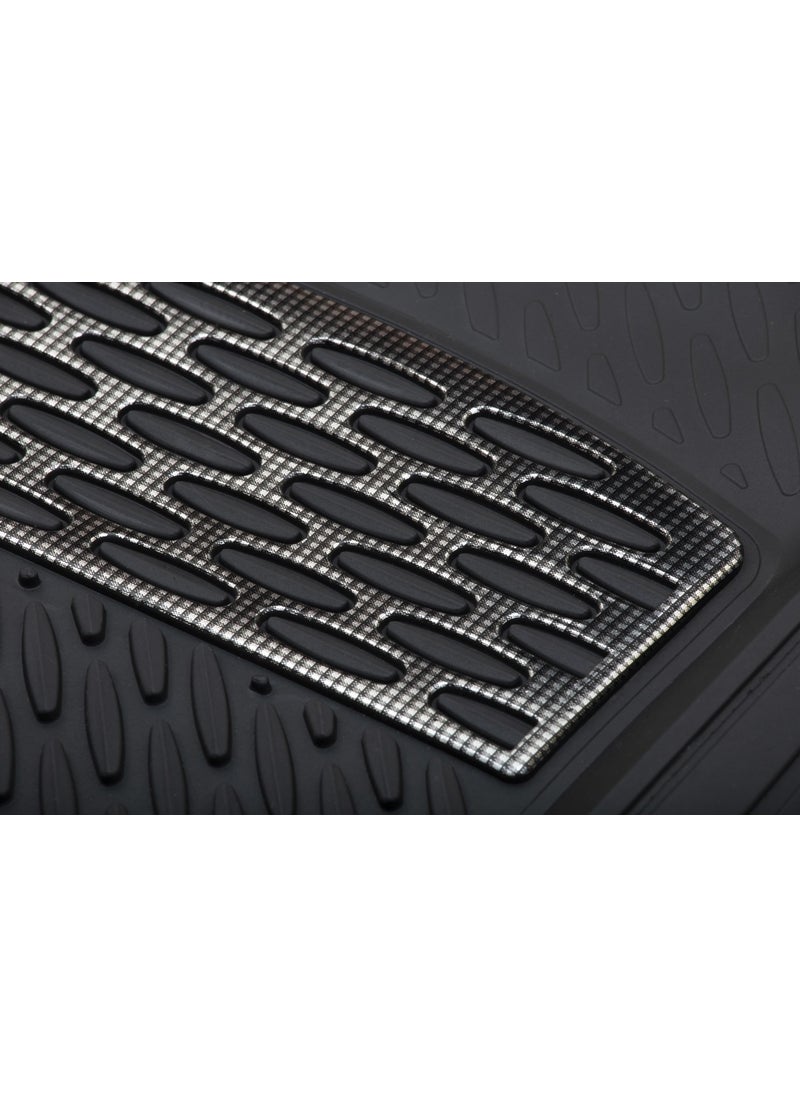 Team Car - Deep Pool Chrome Carbon 3D Mat - Image 1