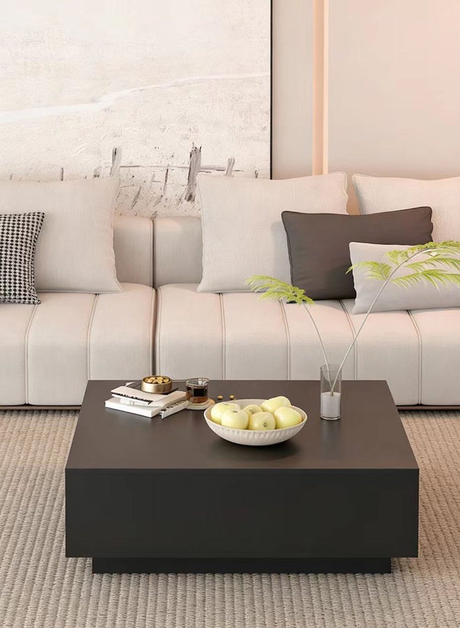 JCB CHIC 90×90×35CM Coffee Table，Modern Creative Design, Sofa, Corner, Bedside, Coffee Table for living room bedroom Indoor and Out door Side table with Sturdy Base - Image 1