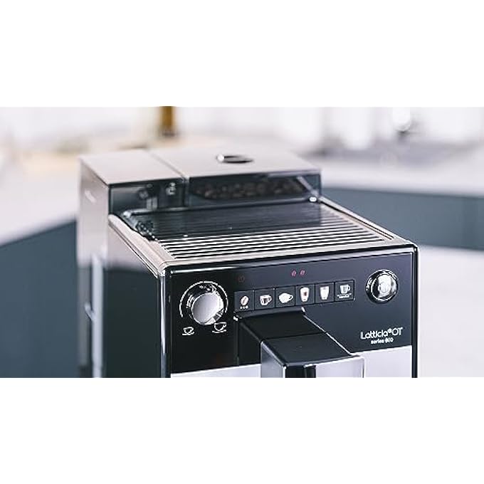 ميليتا ماكينة قهوة أوتوماتيكية Latticia Ot Silver F300101 مع مطحنة وخافق حليب، ضمان لمدة عامين - Image 5