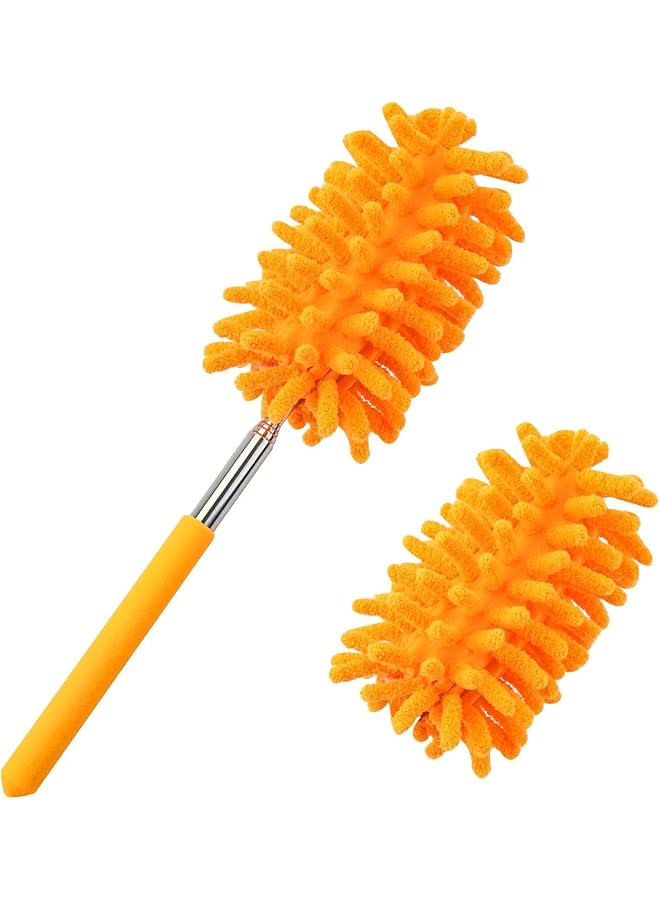 promass Microfiber Duster for Cleaning, Hand Washable Dusters with Extension Pole, Replaceable Microfiber Head, Cleaning Supplies for Home,Office,Car,Window,Furniture,Ceiling Fan - Image 1