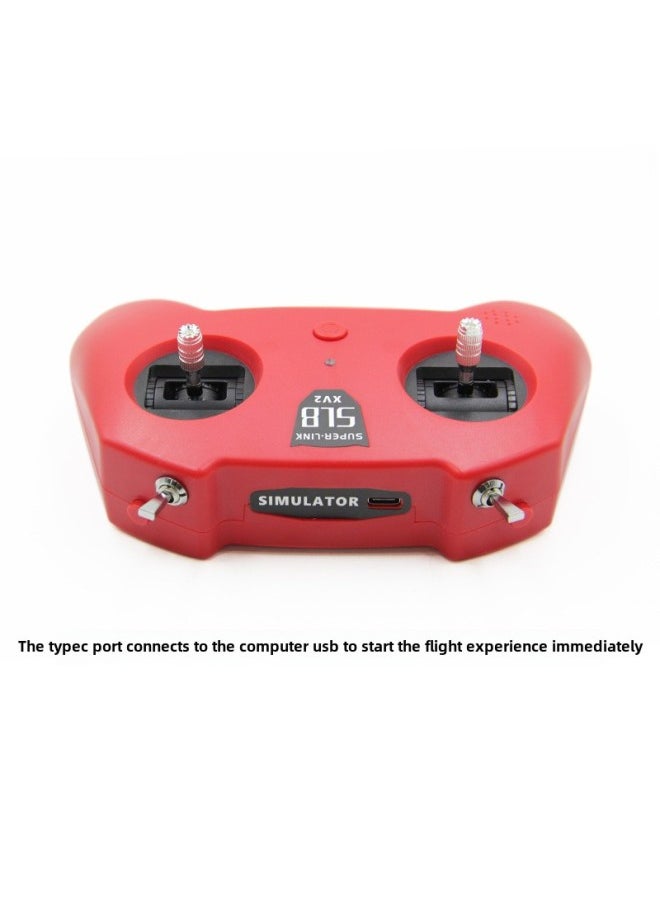 Generic - Simulator Dji Handle Remote Control SUPERLINK Xiaohong SL8 Crossing Machine DRL Dajiang DCL And Other Liftoff-Color:Sl8 X V2  Supports Traversing Machine Software + Dji Virtual Flight Software-Specifications:Special Simulator Handle For Crossover - Image 1