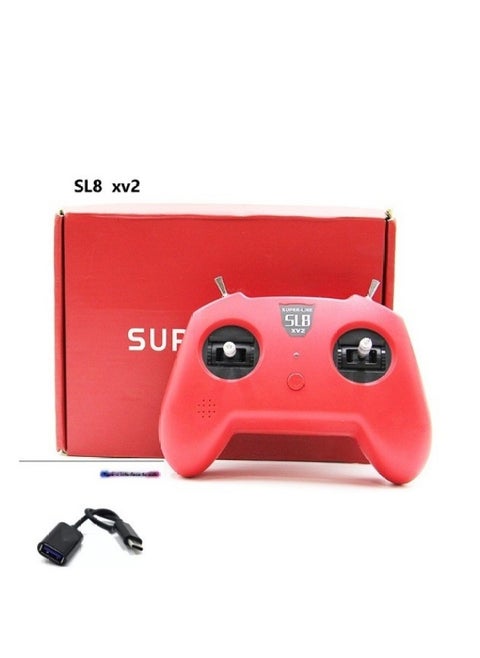 Simulator Dji Handle Remote Control SUPERLINK Xiaohong SL8 Crossing Machine DRL Dajiang DCL And Other Liftoff-Color:Sl8 X V2  Supports Traversing Machine Software + Dji Virtual Flight Software-Specifications:Special Simulator Handle For Crossover