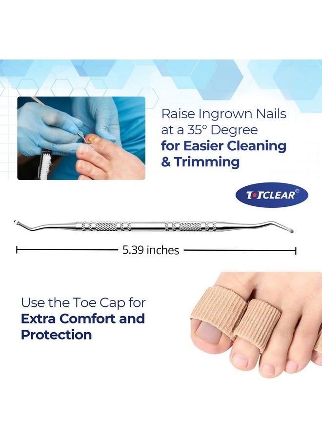 TOTCLEAR Ingrown Toenail Relief: Ingrown Toenail Tool for Men Women - Ingrown Toenail Removal Kit - Ingrown Toenail Corrector Drops - Ingrown Toenail Remover - Effective Solution for Ingrown Toenails - 30ml  - Image 5
