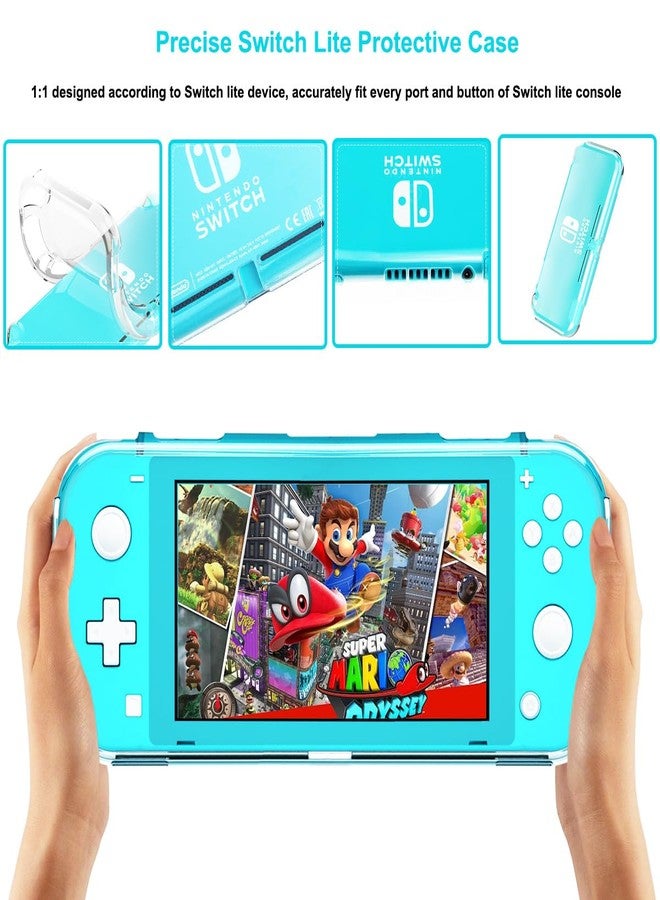 Sunmike Protective Case for Nintendo Switch Lite, Durable Clear Cover for Nintendo Switch Lite Case with Shock-Absorbent & Anti-Scratch Switch Lite Accessories Slim Skin Shell - Transparent - Image 2