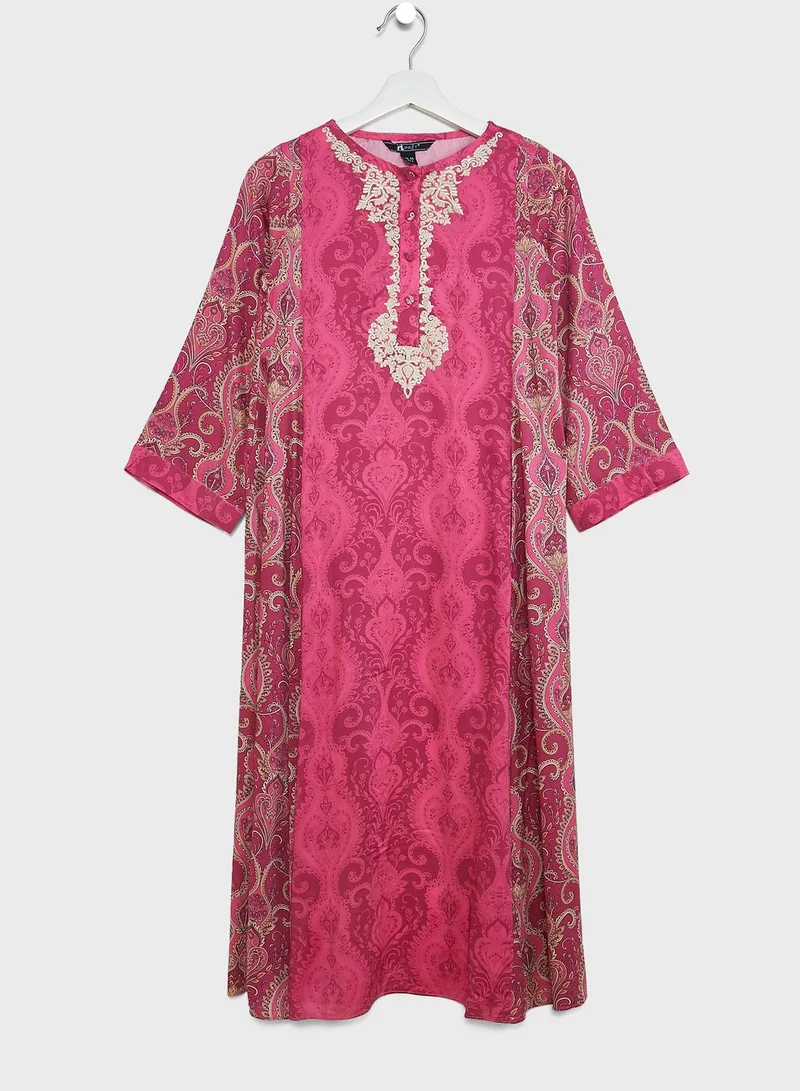 Nishat Linen Kids Printed Jalabiya