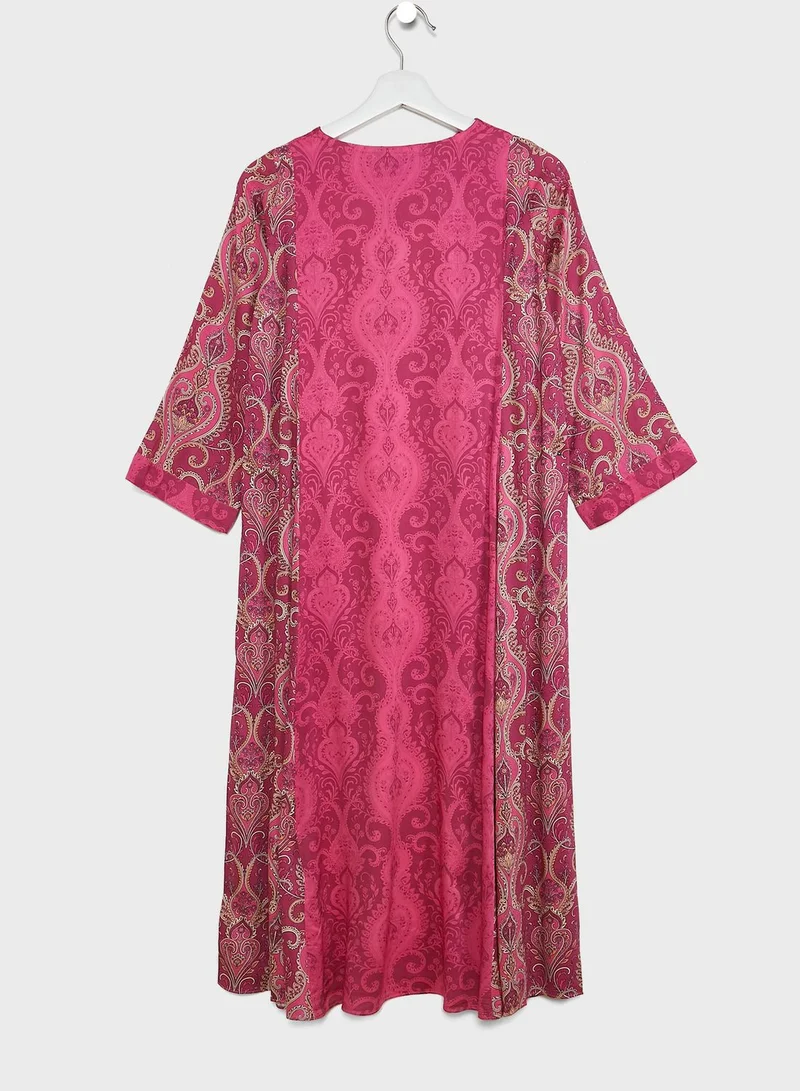 Nishat Linen Kids Printed Jalabiya