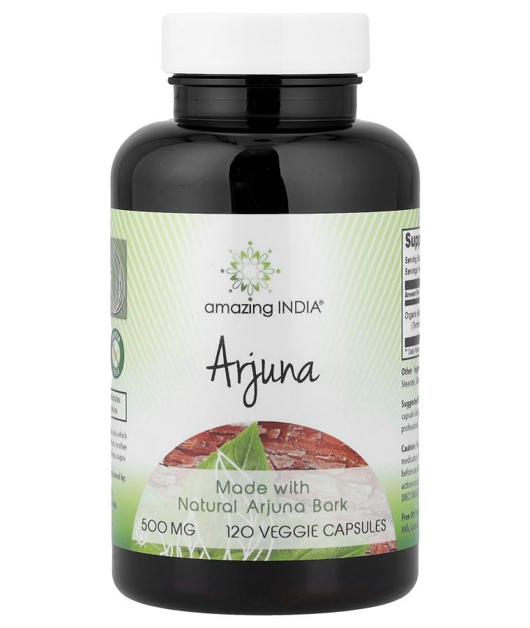 Arjuna 500 mg 120 Veggie Capsules