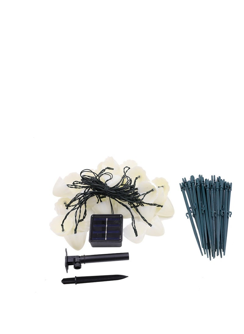 Y&D Solar-Powered Pathway Lights, 12 Pcs Mini Solar Mushroom Light Outdoor Waterproof  Shaped Landscape Lights for Landscapes, Gardens, Pathways, Walkways and Driveways (Warm White) - Image 4