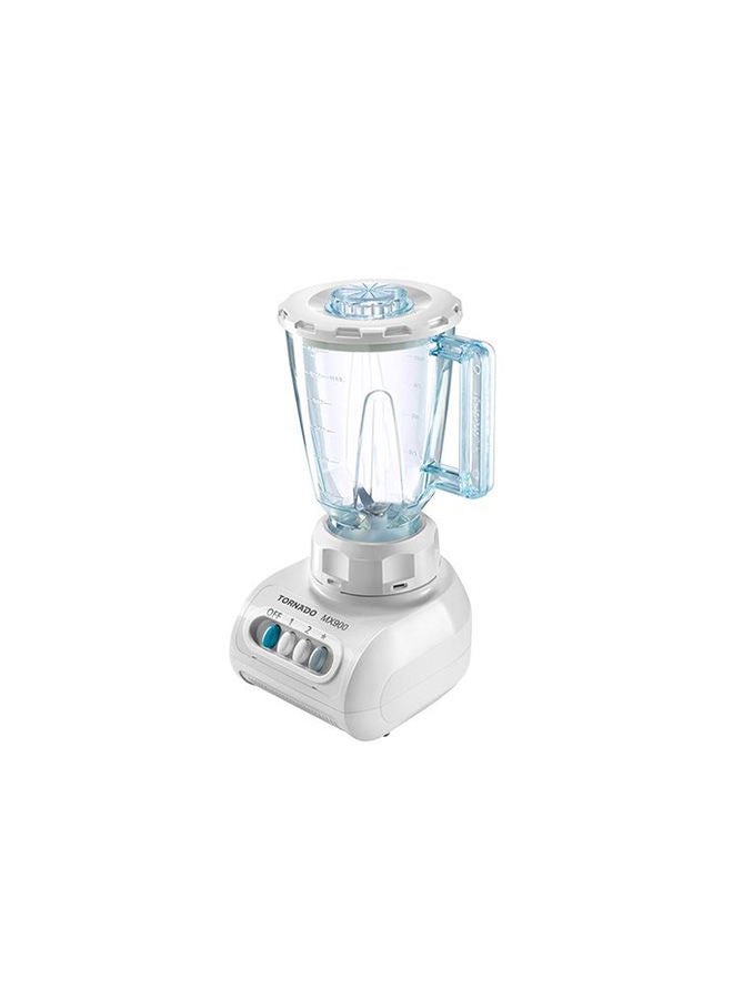 تورنيدو خلاط كهربائي بقدرة 250 وات، سعة 1.5 لتر مع مطحنتين 1.5 L 250 W MX900-2 أبيض - Image 2