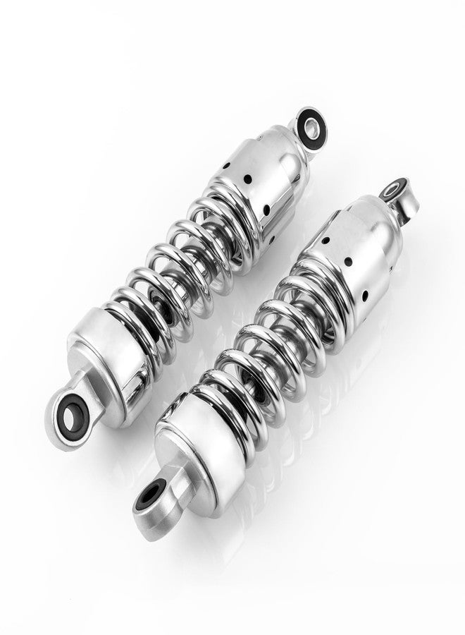 OUMURS 10.5” Chrome Pair Rear Shocks Absorber Suspension Compatible with Honda Rebel 250 CMX250 CMX 250 CA250 1986-2015 Classic Style - Image 1