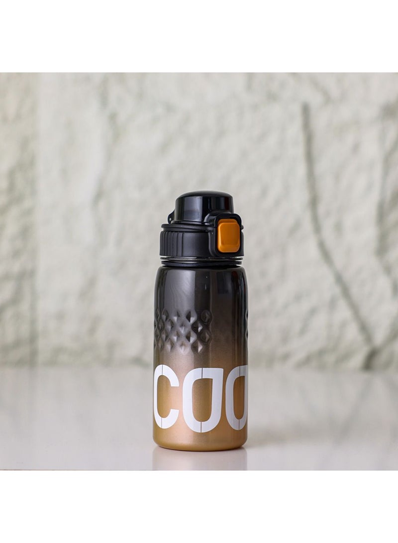 DANUBE HOME Alpine Aqua Sports Bottle – Durable Leak-Proof Water Bottle for Gym, Hiking, Outdoor Activities – BPA-Free, Reusable Hydration Bottle for Sports and Travel L8.3xW22.3Cm -750ml Black - Image 1