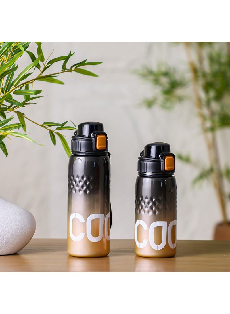 DANUBE HOME Alpine Aqua Sports Bottle – Durable Leak-Proof Water Bottle for Gym, Hiking, Outdoor Activities – BPA-Free, Reusable Hydration Bottle for Sports and Travel L8.3xW22.3Cm -750ml Black - Image 3