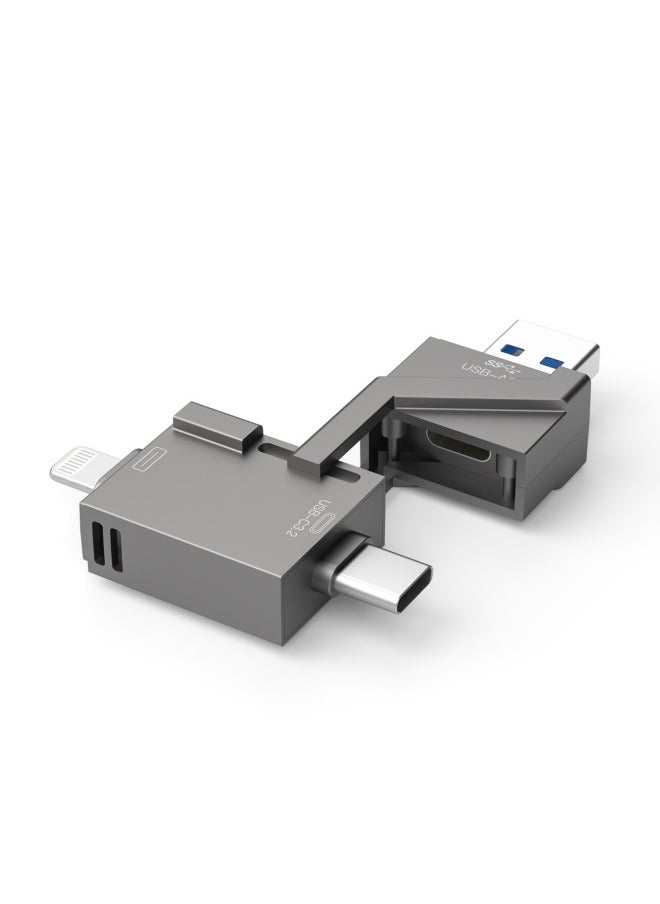 Generic - The Metal High-speed U Disk OTG Mobile Phone U Disk For Apple Android Computer Type-c3.0USB3.0-Capacity:64GB - Image 1