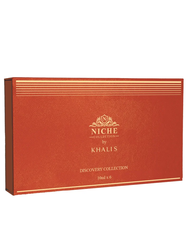 NICHE PERFUMES Khalis Niche Discovery Collection Perfume Set for Men and Women, Brown, 6 Fragrances, 10ml Each by NICHE PERFUMES