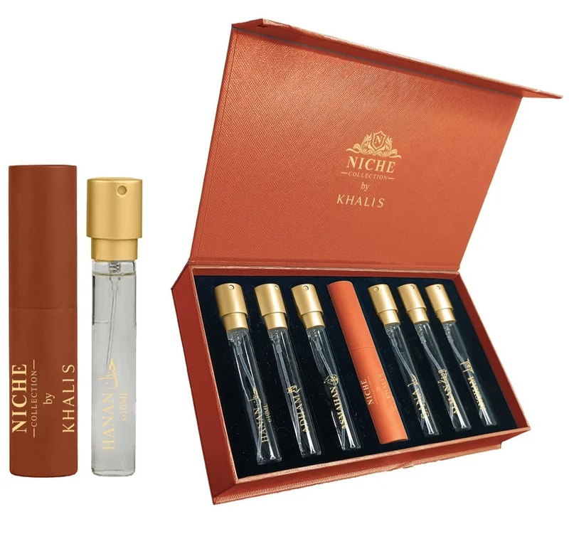عطور نيش مجموعة عطور خالص نيش ديسكفري للرجال والنساء، 6 × 10 مل بخاخ ماء عطر من NICHE PERFUMES