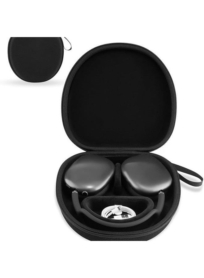 Product Suitable For Apple AirPods Max Headset Bag EVA Headset Storage Bag Portable Headset Box-Model:Black Sleep Model
