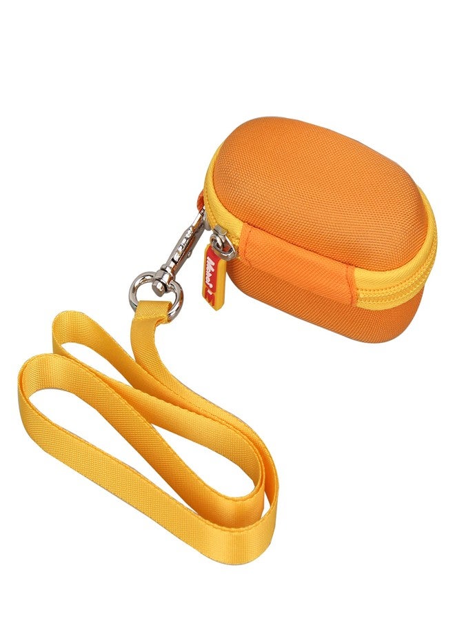 Mchoi Hard Carrying Case, with Carabiner Keychain & Lanyardor for Handy Ventolin Inhaler, Case Only Yellow - Image 3