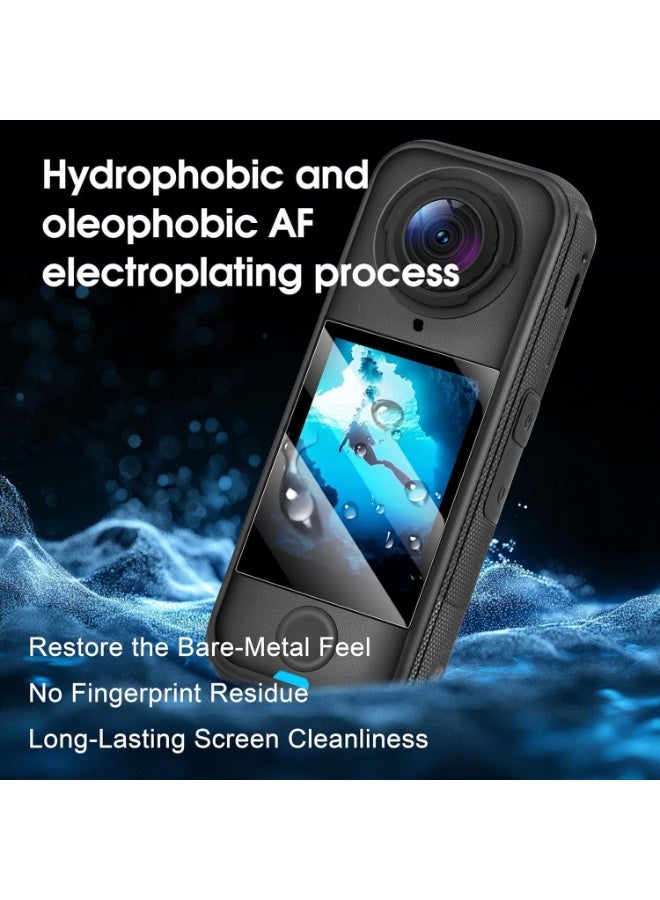 2 Pack For Insta360 X4 Air Tempered Glass Screen Protector Explosion Proof HD Protective Film For Insta360 X4 Air Camera Accessories - Image 5