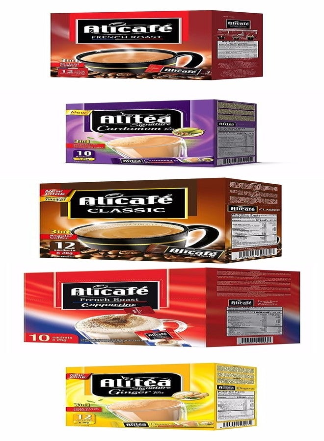 Alicafe Classic 3-in-1 Instant Coffee 240 grams (12 Sachets, 20 grams Each) - Rich Aroma, Convenient Premix Blend, Medium Roast - Image 2
