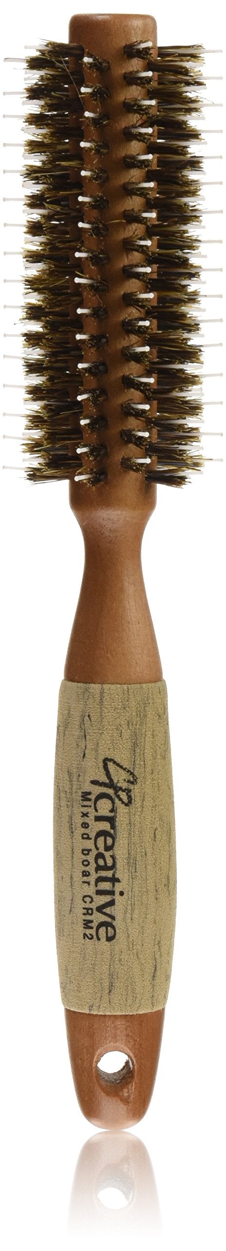 Creative Hair Brushes Sm Md Classic Round Sustainable Wood 175