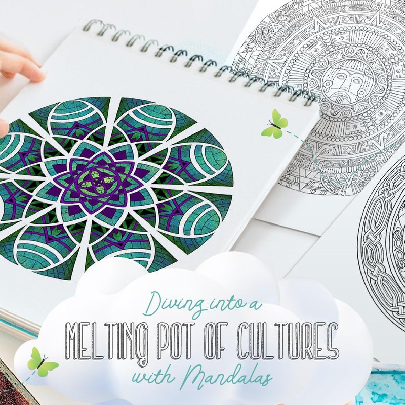 ColorIt Mandalas Volume VII Spiral Bound Adult Coloring Book with 50 Mandala Patterns for Relaxation and Stress Relief - Includes Perforated Pages, Thick Paper, Hardback Covers, and Blotter Page - Image 3
