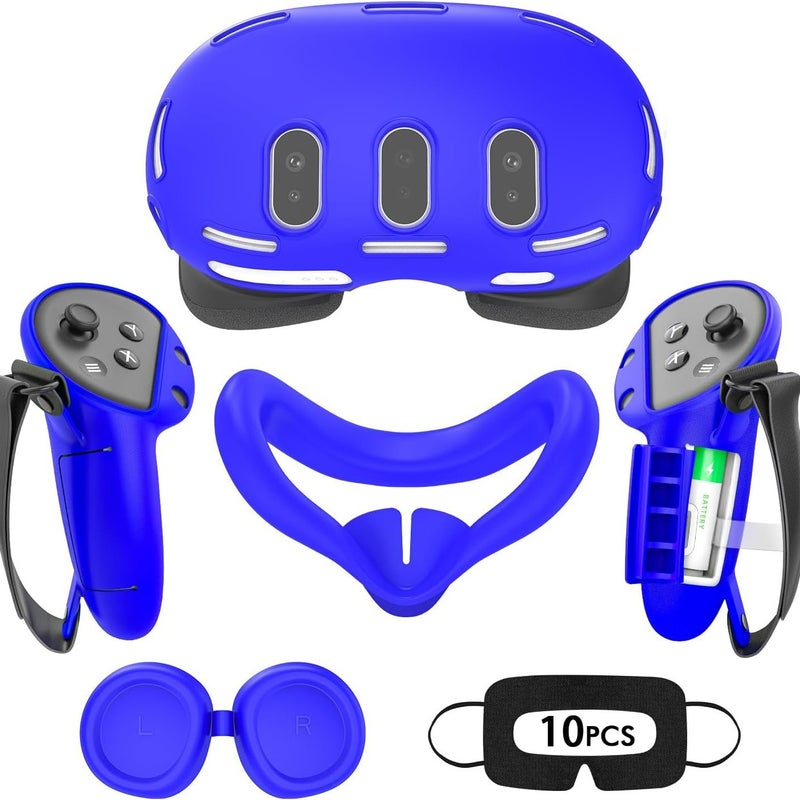 Applicable Meta Quest3 Silicone Protective Cover Host Cover Handle Mask Vr Cover Quest3 Accessories - Image 3