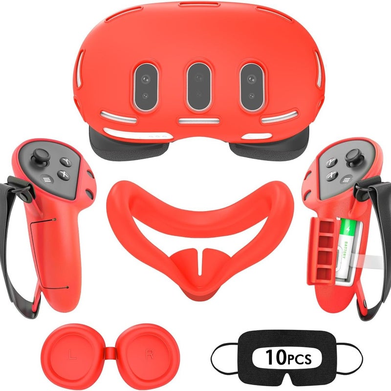 Applicable Meta Quest3 Silicone Protective Cover Host Cover Handle Mask Vr Cover Quest3 Accessories - Image 4