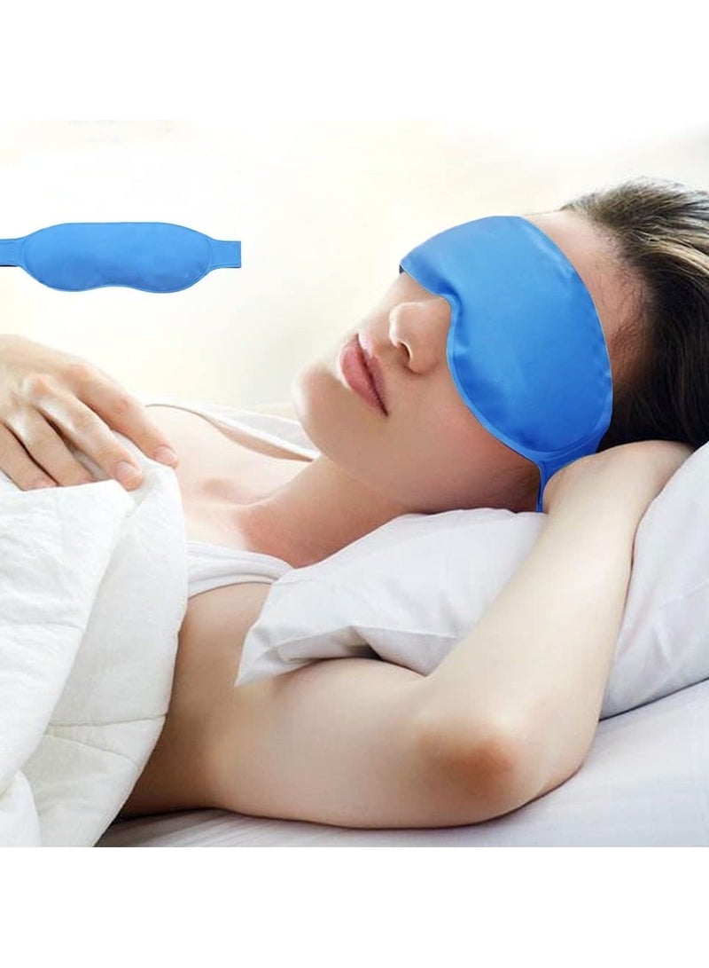 Ru syanl Gel Eye Mask Reusable Ice Pack Cooling Eye Mask Hot Cold Compress for Puffy Dry Eyes Migraine Headache Relief Alleviate Swollen Eyes Dark Circles Fatigue Fever Sinus Tension  - Image 5