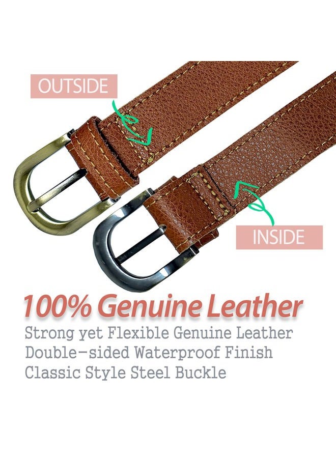 PortableAnd Genuine Leather, Outdoor Picnic Blanket Carry Strap for Camping, Festivals, Picnics, Motorcycle Bedroll Straps (Natural Brown) - Image 2