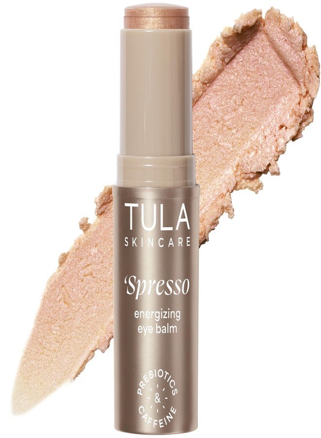 TULA Skin Care Spresso Energizing Eye Balm, Americano - Energizing & Hydrating Caffeine Under Eye Treatment for Dark Circles, Portable and Perfect to Use On-the-go, 0.35 oz. - Image 1