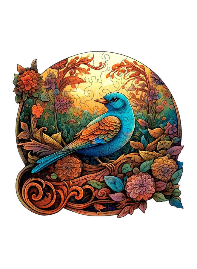 Hot Irregular Round Bird Shaped Animal Wooden Adult Puzzle Toy Independent Station Wholesale-Color:S-carton-H185 - Image 1