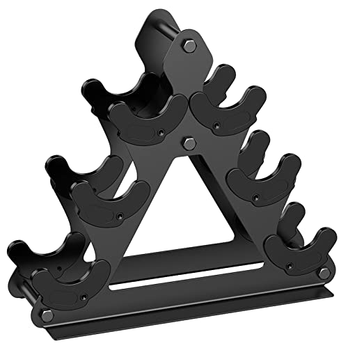 Nrevichng 3 Tier Weight Rack for Dumbbells - Compact Weight Holder Small Dumbbell Rack Stand Only Works for Dumbbells 1-15 LBS, Metal Weights Organizer Designed for Child Women Home Gym Exercise - Image 4