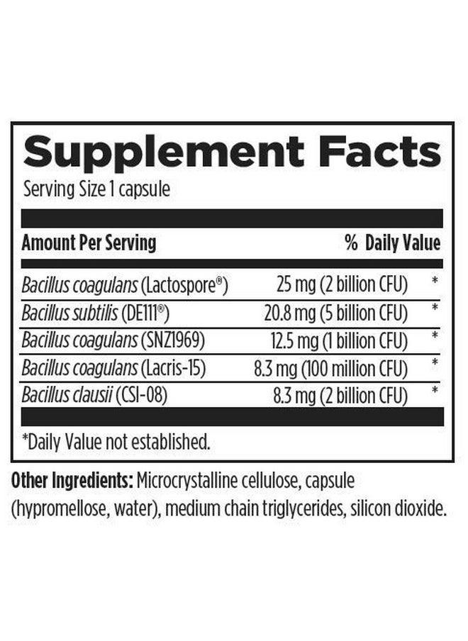 designs for health - Designs for Health ProbioSpore - Powerful Spore Based Probiotic, Soil-Based Probiotics Supplement - Shelf Stable Gut + Immune Support, Non-GMO + Dairy Free (60 Capsules) - Image 1