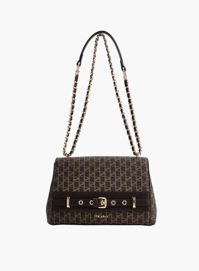 Paprika Women Brown Monogram Match Back  - Image 1
