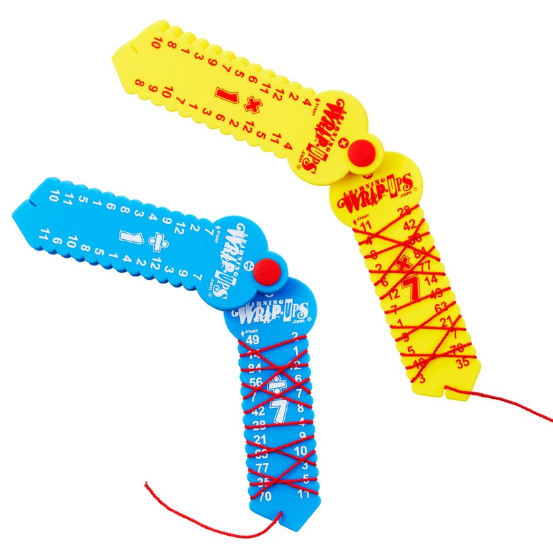 LEARNING WRAP-UPS SELF-CORRECTING Learning Wrap-Ups Keys for Division and Multiplication Math Tool for Kids Grade Level 2-6 - Image 1