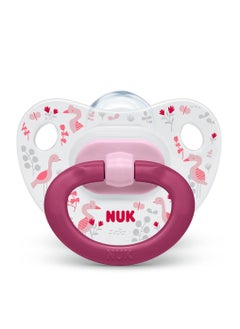 NUK NUK Happy Days Silicone Soother, 0-6m Pack of 1  - Image 1