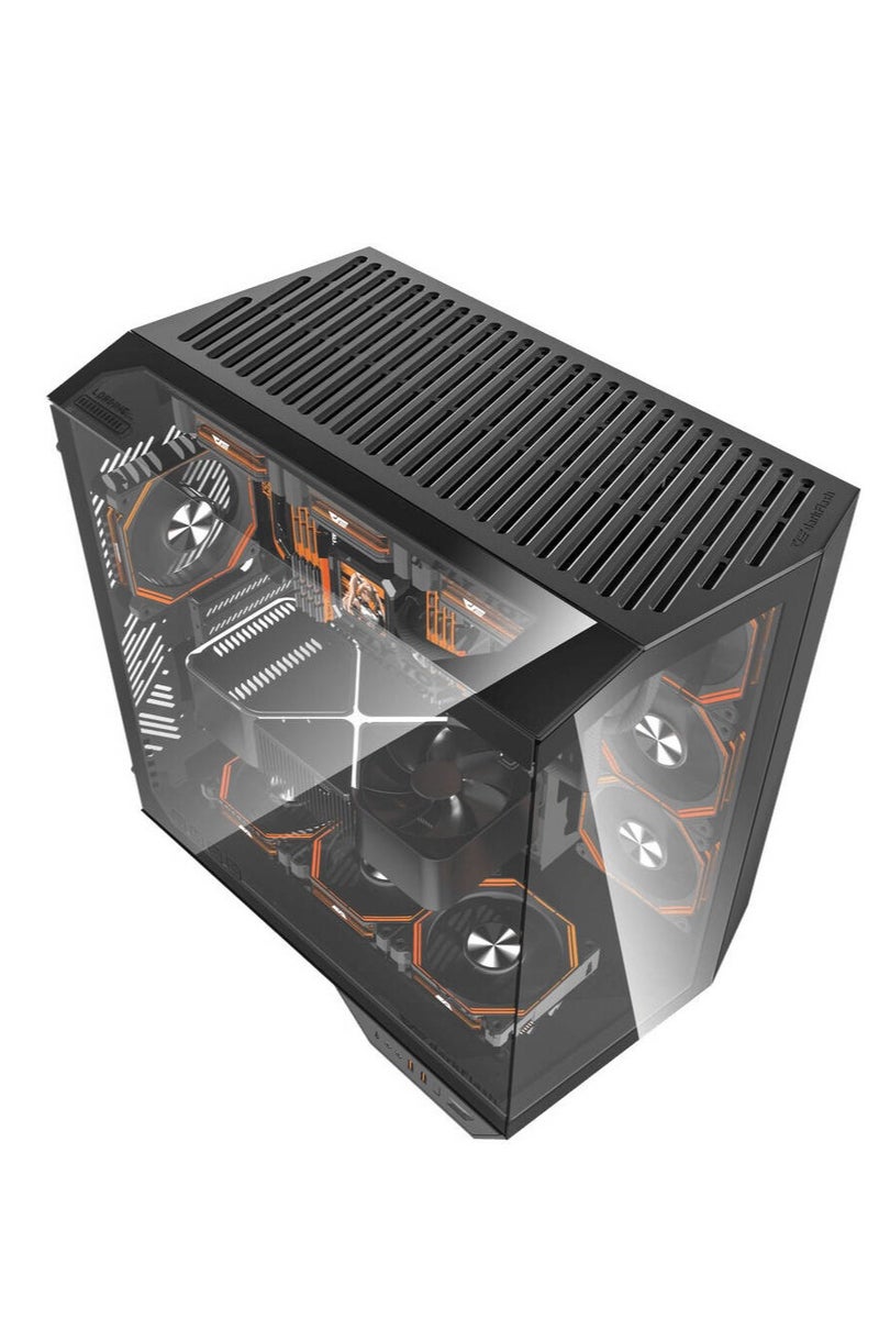 TRUE NORT Hyper Vault Obsidian Black Gaming PC, Intel Core i7-12700F ,RTX 4060 , 32 GB RAM, 1TB SSD, Liquid Cooler 360 MM, Window 11 Pro, Black Case - Image 3