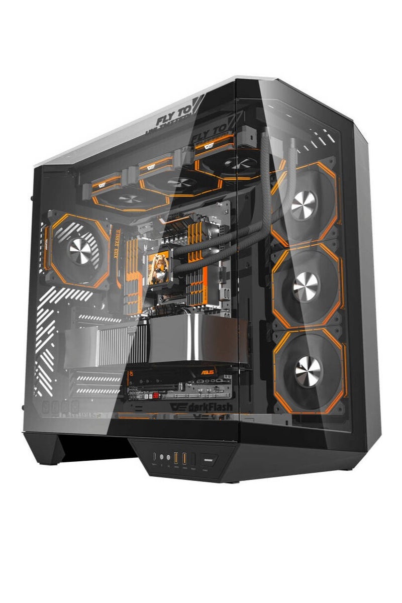 TRUE NORT Hyper Vault Obsidian Black Gaming PC, Intel Core i7-12700F ,RTX 4060 , 32 GB RAM, 1TB SSD, Liquid Cooler 360 MM, Window 11 Pro, Black Case - Image 2