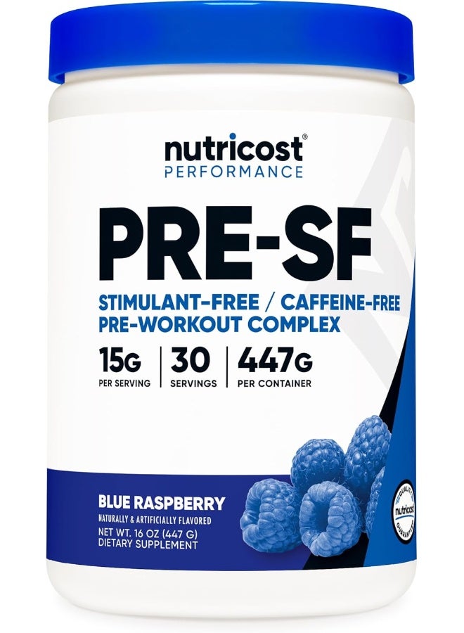 Nutricost مكمل ما قبل التمرين بدون منشطات، 30 حصة (توت أزرق) - Image 1