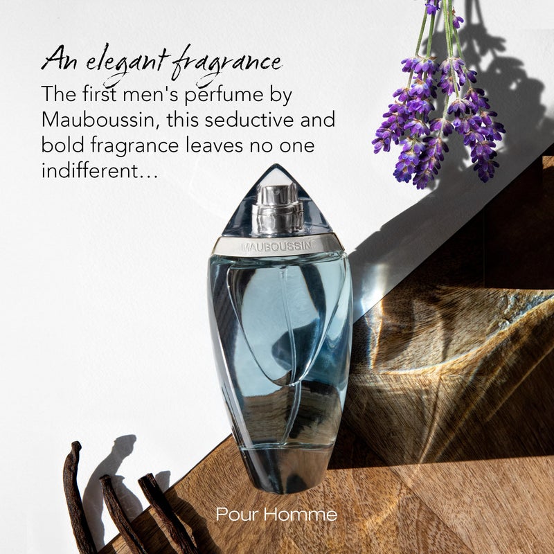 Mauboussin - Original Homme 100ml (3.3 Fl Oz) - Eau de Parfum for Men - Woody & Aromatic Scents - Image 3