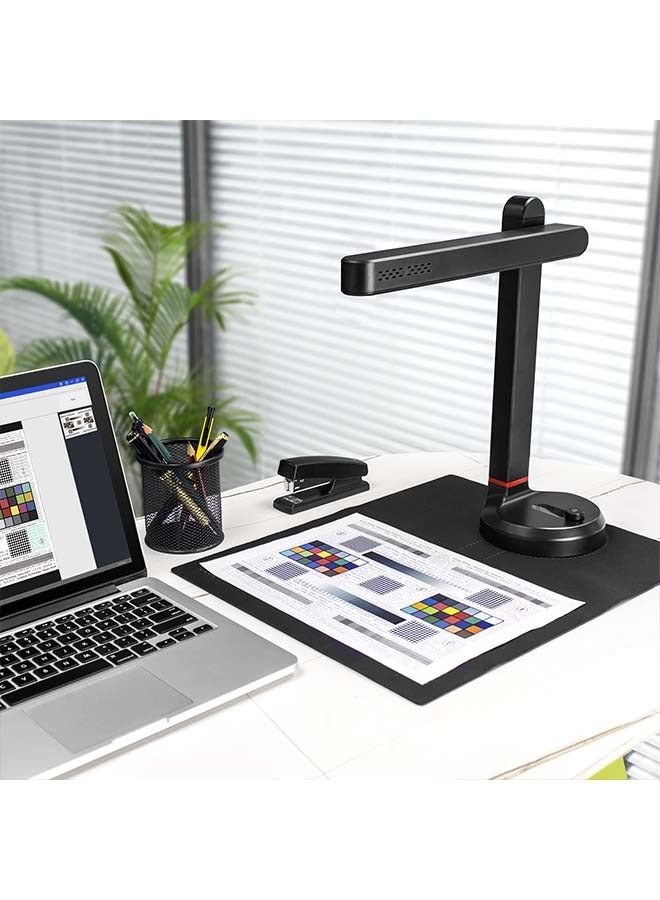 High-Speed Document Camera, Smart Document Scanner with OCR Function A4 Camera Scanner