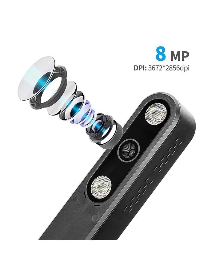 High-Speed Document Camera, Smart Document Scanner with OCR Function A4 Camera Scanner