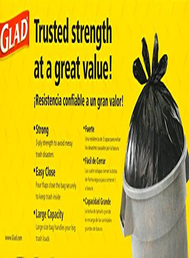 Glad Quick TieTrash Bags, Large, 10 Count - Image 2