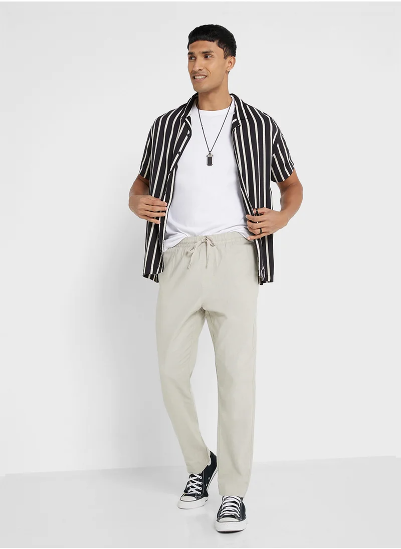 BRAVE SOUL Linen Pants
